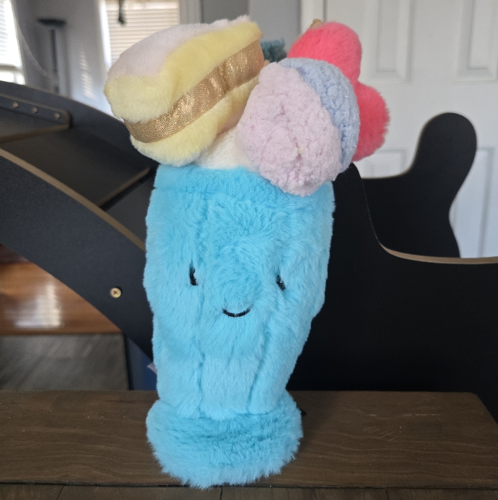 FAO Schwarz Multicolor Plush Milkshake Toy
